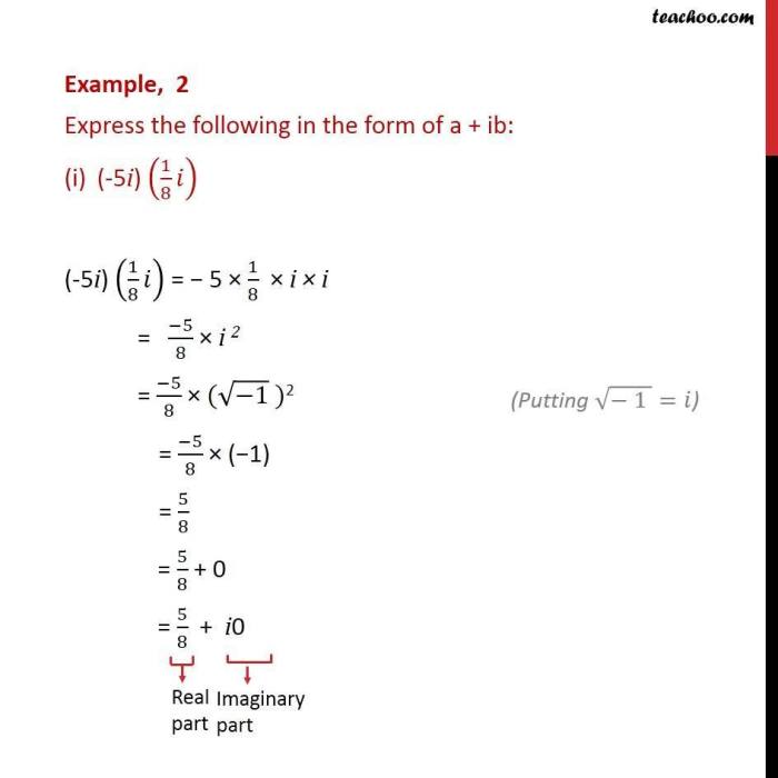 2i 4i evaluate 6i