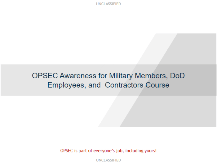 Opsec test answers