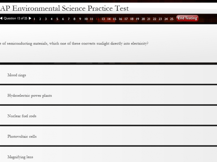 Ap environmental science unit 3 test