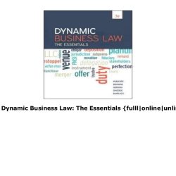 Dynamic business law 6th edition pdf