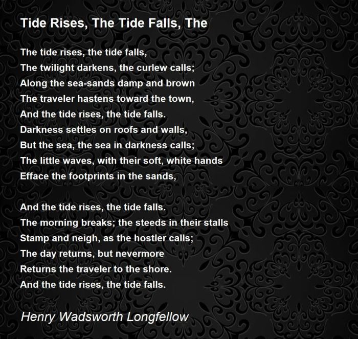 Poem tide rises falls admiral red longfellow laura sonnet wadsworth henry riding poemhunter