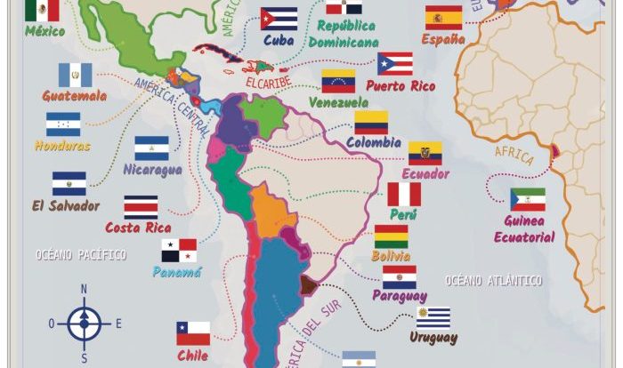 Map labeling: spanish-speaking capitals answers